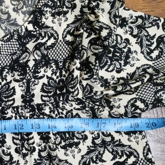 Painted threads paisley print boho blouse medium - Picture 6 of 10